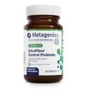 Metagenis UltraFlora Control Probiotic Supplement - Holdbar formel med prebiotika - Støtter sunn gut mikrobiom, vektregulering og bloating relief * - 30 serveringer