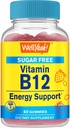 WellYeah Vitamin B12 1000mcg Sukker Free Gummies | Diett Supplement | For Energi og Metabolisme Støtte | Jordbær Flavor | 60 Count