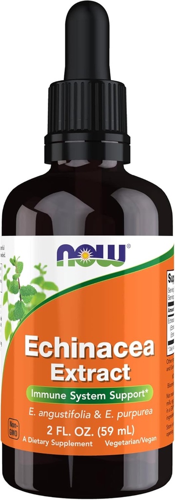 NU Mattilskudd, Echinacea ekstrakt flytende med Dropper, immunsystem støtte*, 2-Ounce
