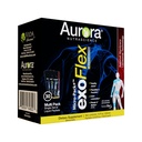 Aurora Nutrascience Micro-Pack Liposomal exoFlex+ med vitamin C, støtter felles fleksibilitet og funksjon, BiovaFlex Eggshell Membrane, Curcumin & Boswellia, Strwaberry Flavor, 30 Single-Serve Packets