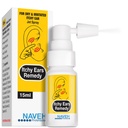 NAVEH PHARMA® Itchy Ears Remedy Ear Rengjøring og Itch Relief | Behandler alle årsaker til øret itchiness | Jet Spray for eksem behandling og tilstoppet øre relief | Ear Wax fjerning og øredråper Vaske (0,5 Fl Oz)