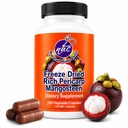 Mangosteen Pericarp kapsler - Økologisk fryse tørket pulver styrke, rik på 56+ Potent Xanthones & Flavonoids, høy ORAC - 120 Veggie kapsler
