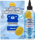 Bodhi Dog Tear Stain Remover & Tear Stain Remover Combs - Ta vare på Stains, Dirt fra Pet Eyes - Safe & Gentle på hunder og katter - Cleans Delicate Fur - Ideell for Grooming & Tear Stain Forebygging