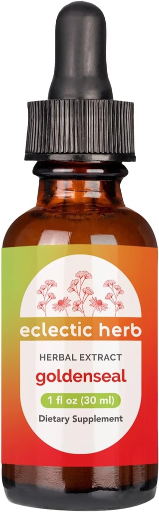 Eklektisk institutt Goldenseal O, Rød, 1 Fluid Ounce