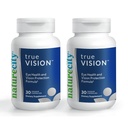 NatureCity True-Vision Eye Health Supplement - Plantebasert Lutein og Zeaxanthin med høy styrke Saffron 20 mg - Blått lys beskyttelse, støtte sentral og natt visjon (60 Veggie Capsules)