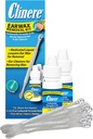 Clinere ørevoksfjerning Kit, trygt og forsiktig ren ørevoks, kløe relief, virker umiddelbart .5oz karbamidperoksid, 2 x .5 fl Oz med 12 pinner