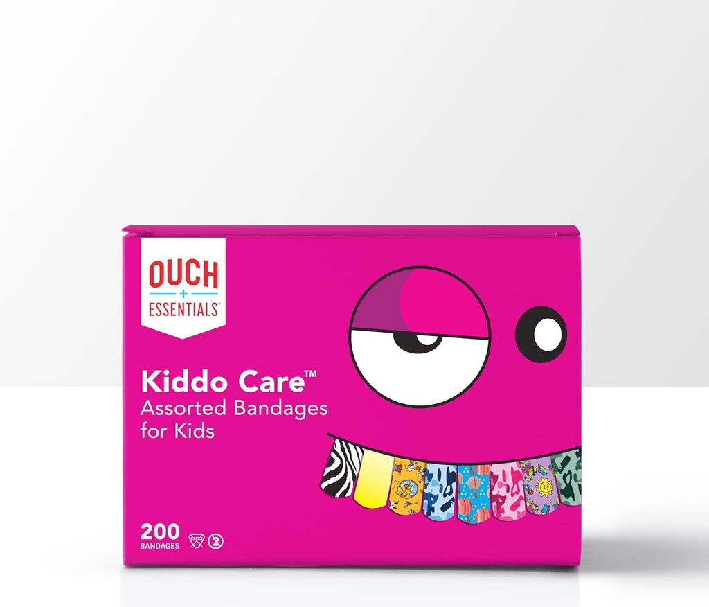 Ouch Essentials Kiddo Care - Kids klesbånd, Assorterte stiler, 200 greve