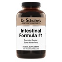 Dr. Schulze's Intestinal Formula #1 - Bowel Movement Supplement for Colon Helsestøtte - Bloating & Acceleration Aid - Intestinal Cleanse - All-Naturlig - Plantebasert - Vegan - 250 greve