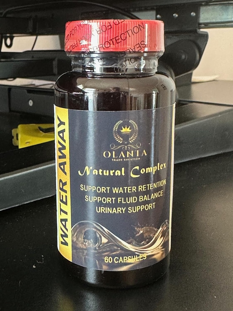 Generic Natural Water Away piller - Vann tap piller, flytende piller for vanntetthet, Citric Acid, Selleri frø, Tart Cherry, rask fungerende naturlig vann away piller for kvinner og menn - 1 flaske