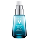 Vichy Mineral 89 Eye Serum, Hyaluronsyre og koffeinkrem, under øyekrem For mørke sirkler, Hydrating og Puffiness Reduser, Opthalmolog Testet
