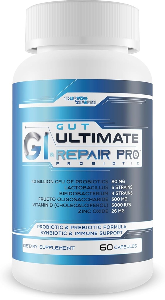 Gut & GI Ultimate Repair Probiotic - Vårt beste Gut Probiotics for Full Probiotic GI, Gut, & Vag Support - Probiotic Vag Health - Kvinners Probiotics for Gut Health and Vag Health - Vag Probiotics