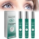 Vision Enhance Massage Roller, Eye Roller for å forbedre visuelt klarhet, Natural Vision Enhancement Roller, Relieve Eye Strain, tretthet og Discomfort 8 ml (3 stk)