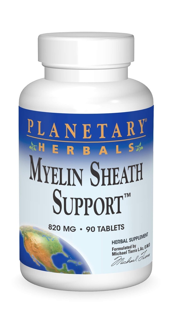 Planetary Herbals Myelin Sheath støttetabletter, 90 greve