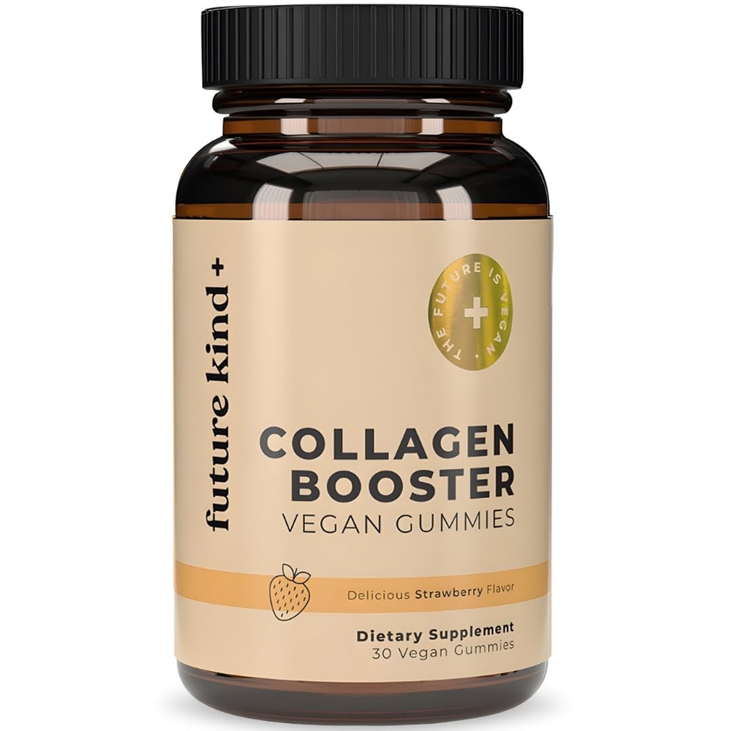 Future Kind Vegansk Biotin Gummies (60ct) - Biotin Vitaminer for hår hud og negler med VIT A, C, & E - Vegansk Håret og negler Vitaminer for kvinner og menn - Orange Flavored Biotin hårvekst vitaminer