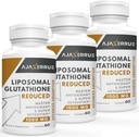 1400 mg Liposomal Glutation, Superior Absorpsjon Kompleks Redusert Glutation Supplement med vitamin C, Hyaluronsyre, Master Antioksidant for lever Detox, Hjerne, Hud