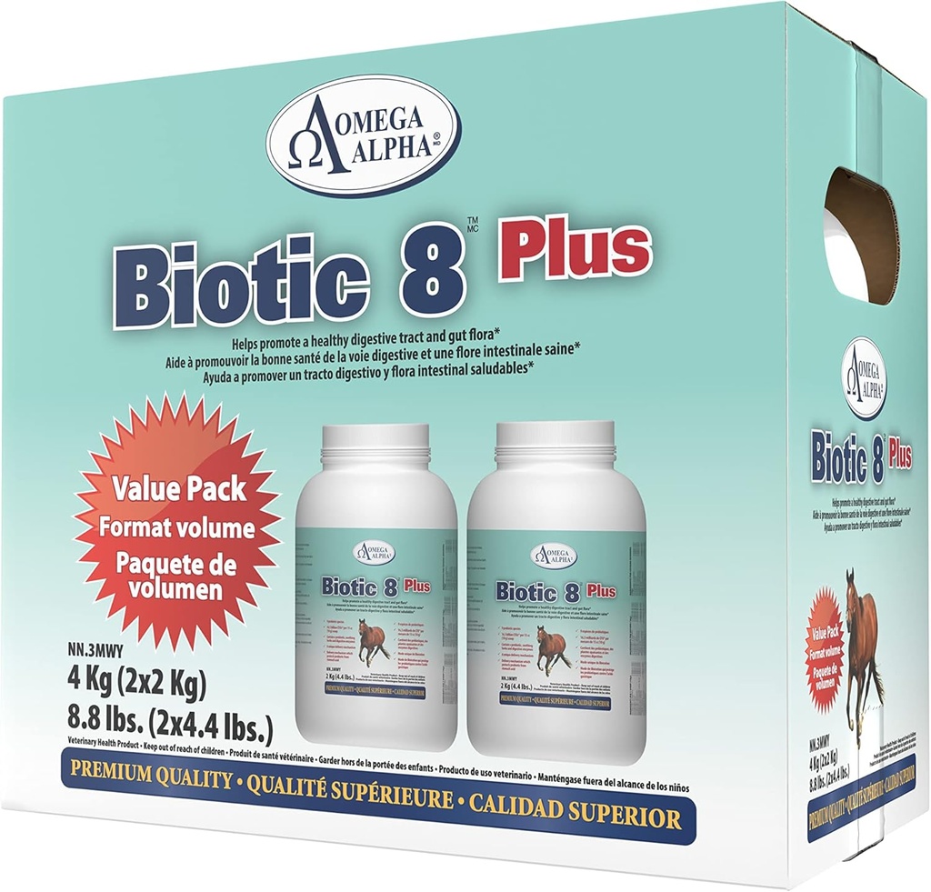 Omega Alpha Biotic 8 Plus 8,8lbs (2 X 4.4lbs.) for hester