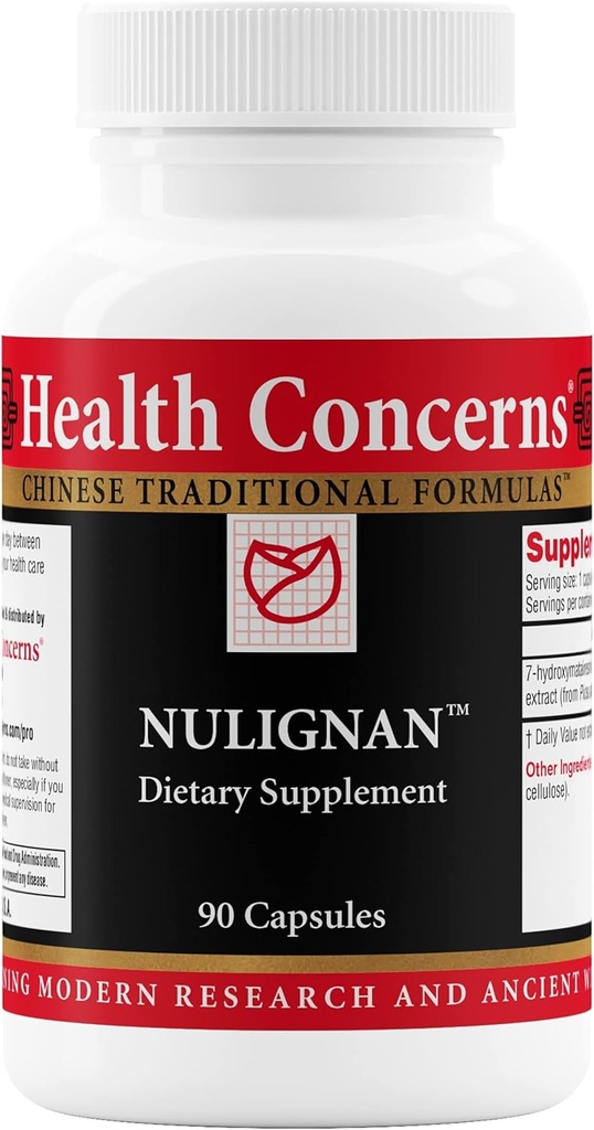 Helse Bekymringer NuLignan – Menopause Relief & Hormonal Balance Supplement – Cardiovaskulær & Estrogen Support – Kinesisk Herbal Supplement for menn og kvinner – Bein og hjerte Helse – 90 Kapsler