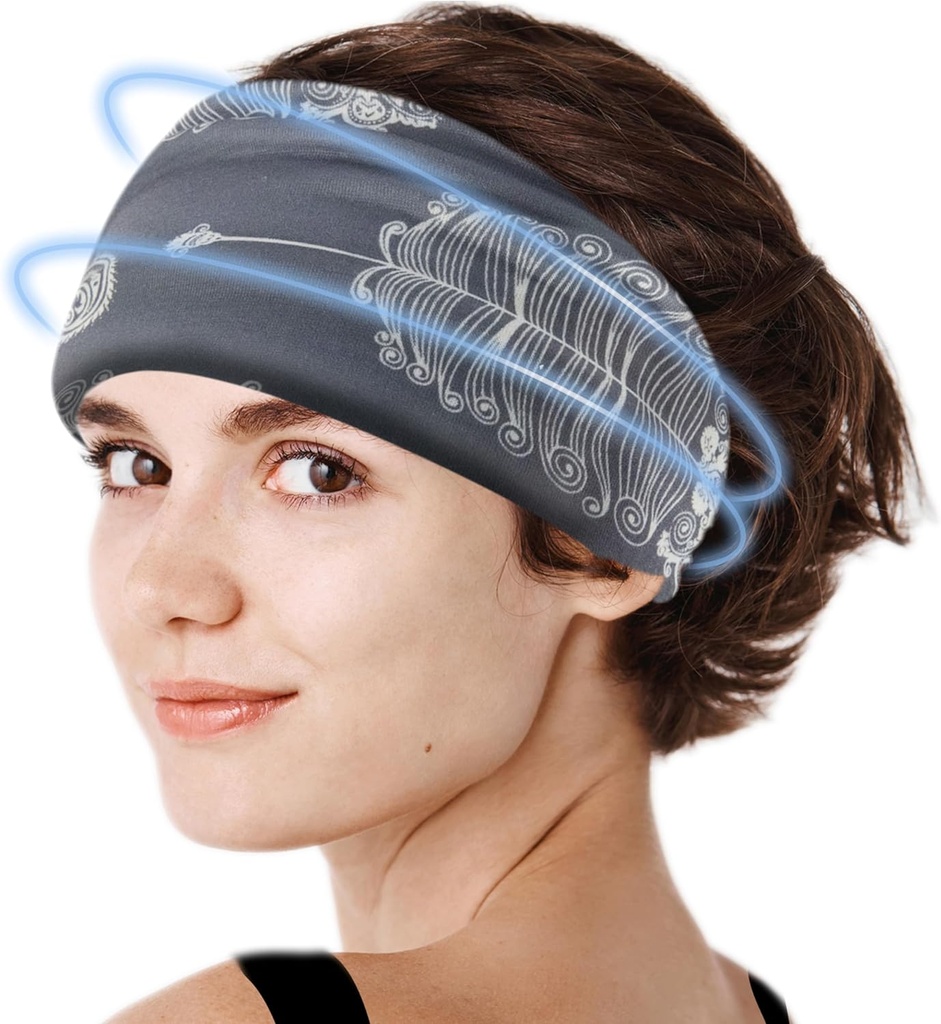 Crimmy Migraine Hodepine Relief Cap, kjøling Gel Headband Hals Wrap Hat Maske, Soothing Ice Pack hode ansiktskold komprimering for strekkstress & henger
