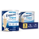 Sikre Original Vanilla ernæringspulver Vanilla Proteinpulver | Small Meal Replacement Shake Mix | 8g Protein, 24 vitaminer og mineraler | Immunhelse | 14,1 oz - 3 pakke