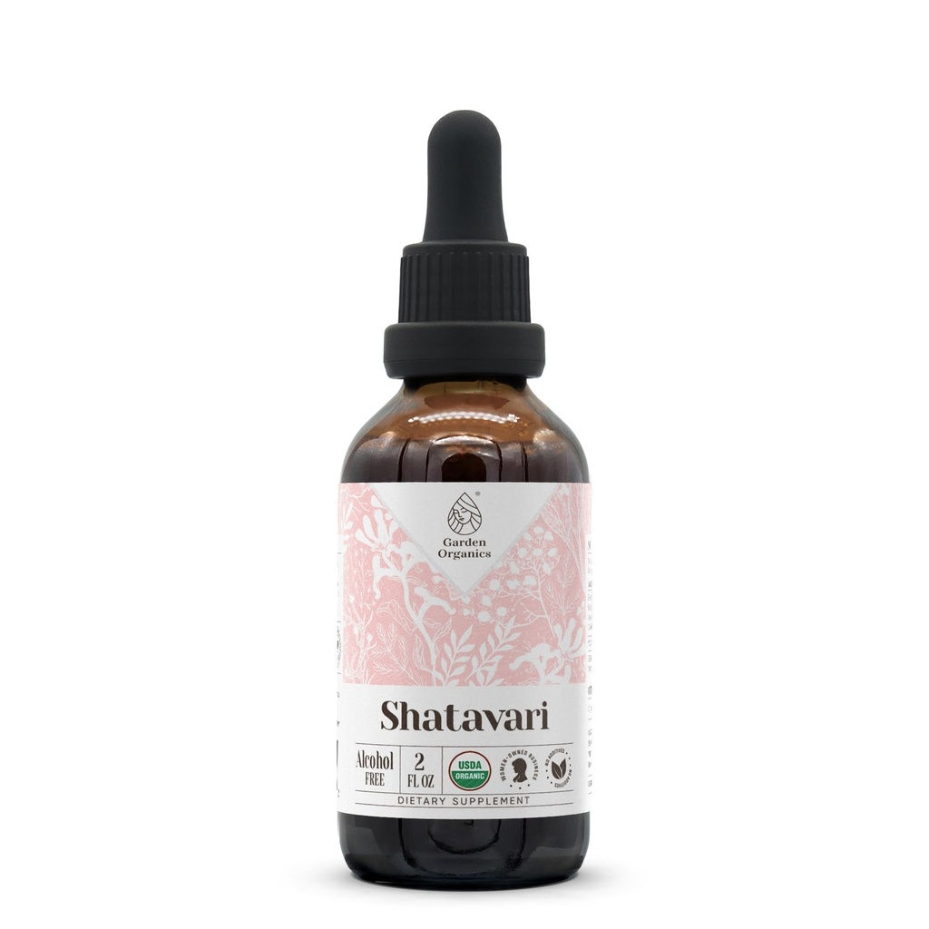 Shatavari USDA organisk alkohol-fri ekstraksjon | kosttilskudd, høy potens tinktur | naturlig sertifisert organisk Shatavari (Asparagus racemosus) tørket rot (2 oz)