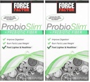 Force Factor ProbioSlim + Prebiotic Fiber vekttap Supplement for kvinner og menn, Probiotiske og prebiotiske Digestive Helse støtte med grønn te ekstrakt og Psyllium Husk Fiber, 120 kapsler