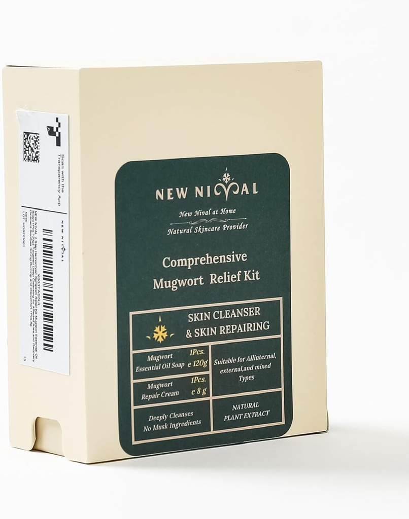 2 trinn hemorroid Symptom Relief Kit.Mugwort essensiell olje såpe(120g)-Targeted dyp rensing for påvirket område, og gjenopprette Ointment-Soothes kløe, Burning og Discomfort.1Pcs,8g.