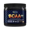 Biochem BCAA Powder Peach Mango 5g – 30 Services ® Vegansk, Glutenfri, Keto, Instantized 2:1:1 BCAA Kosttilskudd for muskelgjenvinning, proteinsyntese og hydrasjon | Electrolyte Aminosyre pulver
