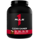 Regel 1 Clean Gainer - høyprotein Lean Gain Formula med 560 kalorier, 30g full-spectrum protein, over 90g karbohydrater, under 6g fett (15 serveringer, sjokolade peanut smør)
