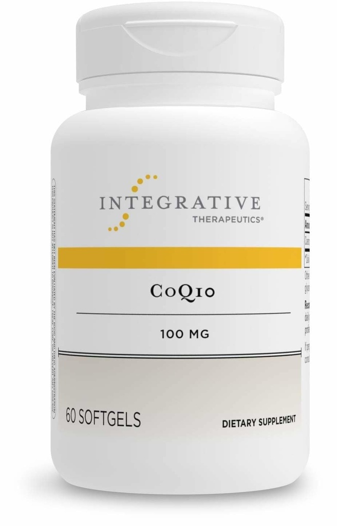 Integrative Therapeutics CoQ10 (100mg) - Cellular Energy, hjerte og hjerne helse støtte Supplement for voksne * - 60 Softgels (60 Services)