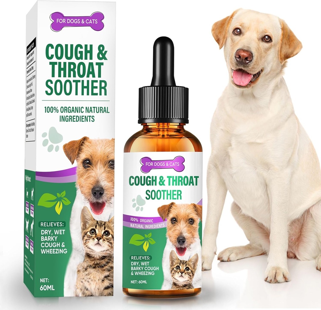 Hunde Host behandling, Hundeallergi lindring supplement for å undertrykke allergi, tørr, våt og barky cough for hunder