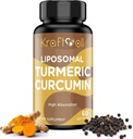 Liposomal Turmeric Curcumin Supplement 60 Softgels for voksne