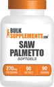 BulkSupplements.com så Palmetto Softgels - så Palmetto Supplement, så Palmetto 270mg - Herbal Supplement, Glutenfri, 1 Softgel per servering, 90 greve (pakke av 1)