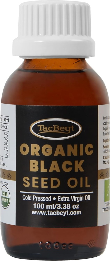 Sterk svart frø olje flytende | 100% organisk spesialfrø | Høyeste thymoquinon og volatile olje | tyrkisk svart frø olje | USDA sertifisert, ikke GMO, kaldt-presset (Starong 3,38 Fl Oz)