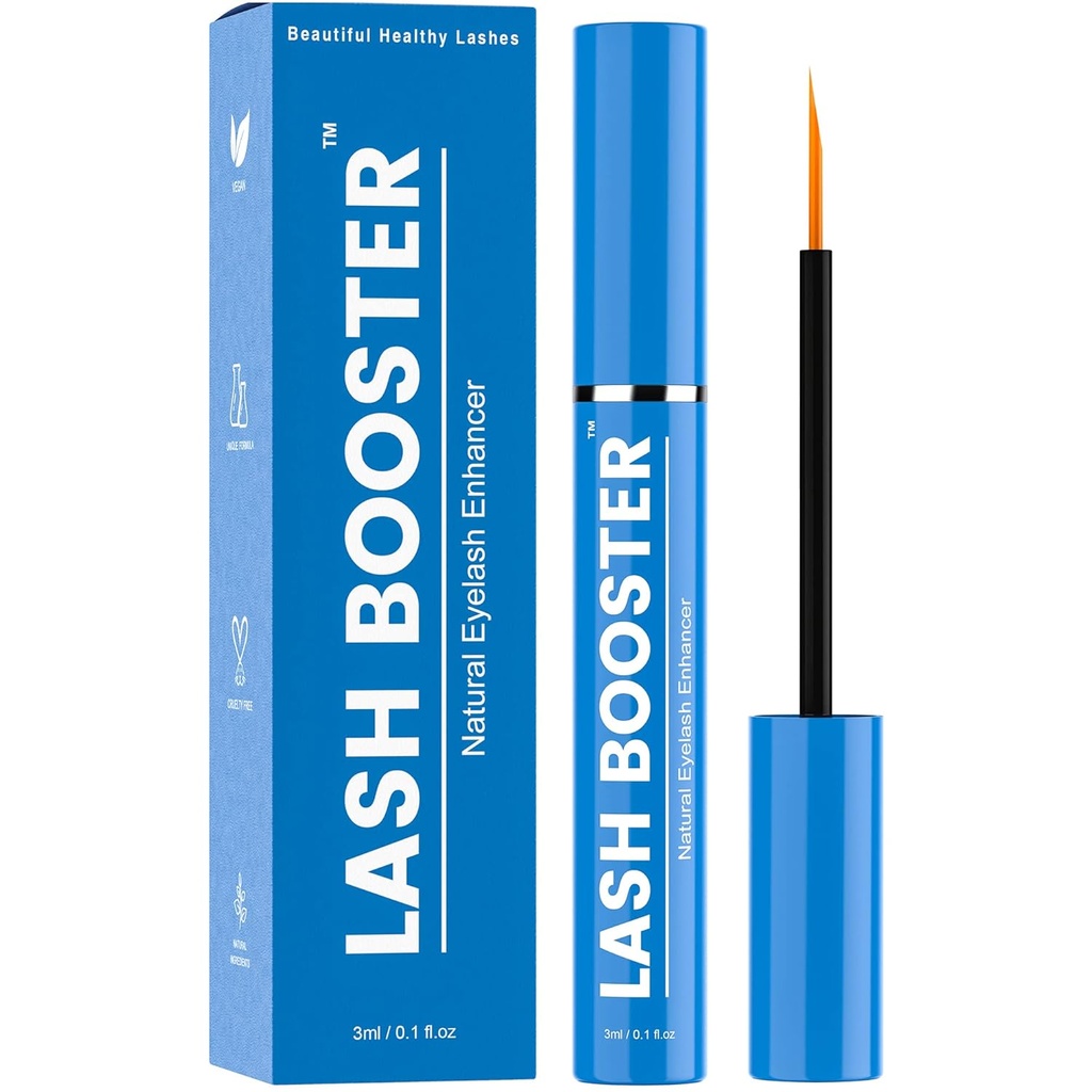 Lash Booster  Advanced Advanced Eyelash Growth Serum og Eyebrow Enhancer | Grow Longer vakre øyevipper og bolde øyenbryn | Naturlig fremmer Fullere, Tykkere, Lengre, Lashes & Brows
