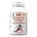 ANDREW LESSMAN Energi og fettmetabolisme Faktorer 360 kapsler - fremmer optimal fettforbrenning og energimetabolisme, med karnitin, grønn te, guarana, Ginseng, B-Complex. Lett å svelge kapsler
