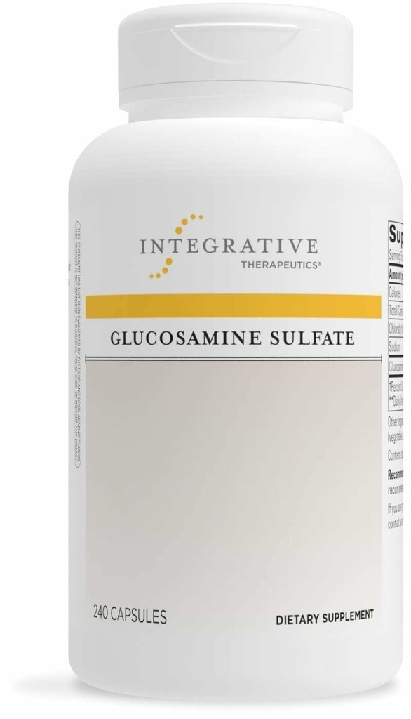 Integrative terapeutiske midler Glukosaminsulfat - Cartilage Støtte Supplement* - Byggeblokk av Cartilage - Glutenfri & Dairy-Free - 240 kapsler (80 Serveringer)