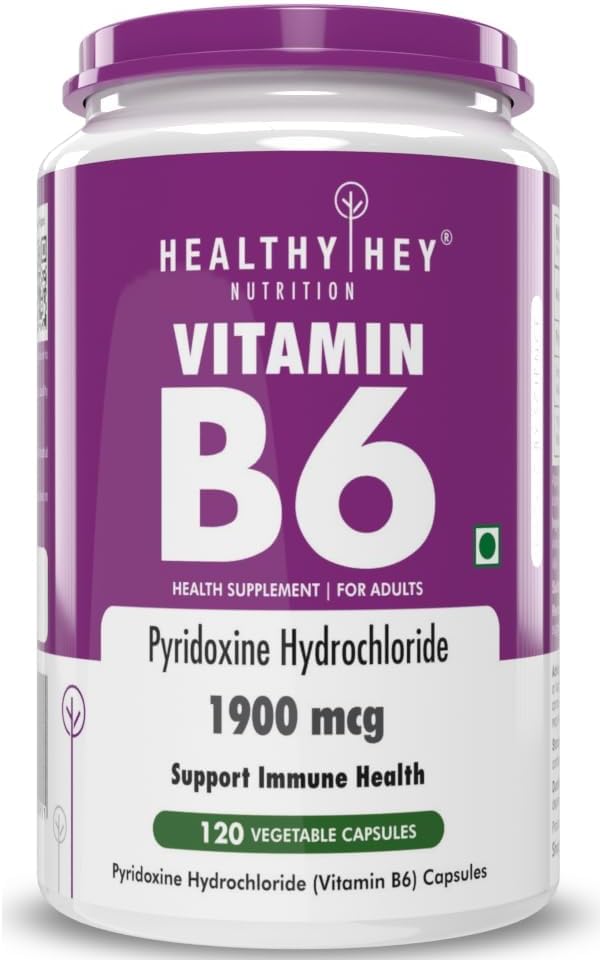 Vitamin B6 Pyridoxin -120 Veg. Kapsler