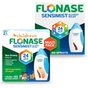 Flonase Sensimist Allergi Relief Nasal Spray for voksne og barn - 120 Sprays Totalt (2 flasker med 60 Sprays hver)