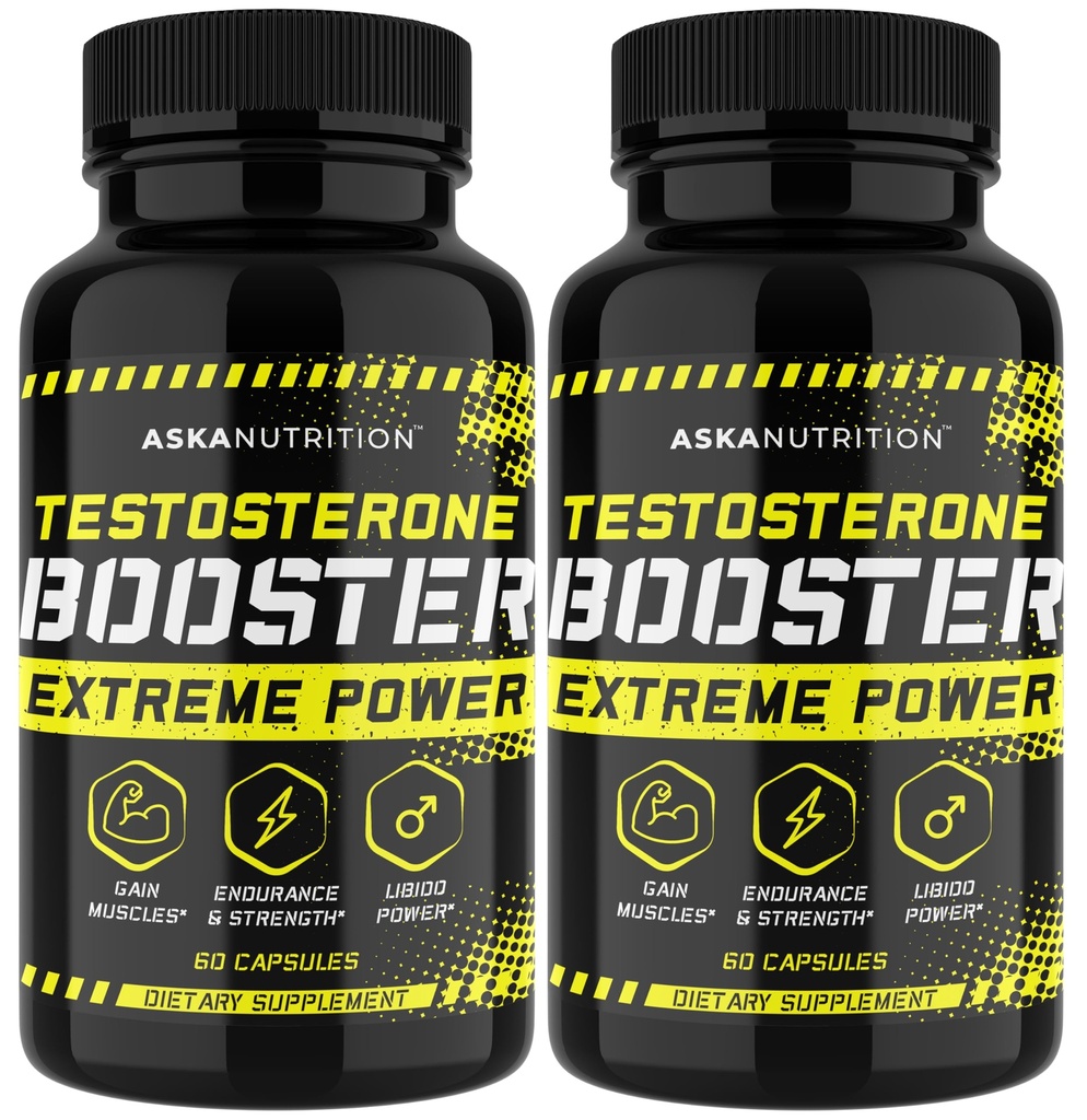 Testosteron booster for menn - mannlig forsterkning Supplement med Horny Goat Weed & Tongkat Ali - Muscle Builder utvidelse piller - Naturlig test booster økt appetitt, energi, Stamina, Libido (2 Pacific)