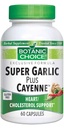 Botanisk valg Super hvitløk Plus Cayenne, 60 kapsler