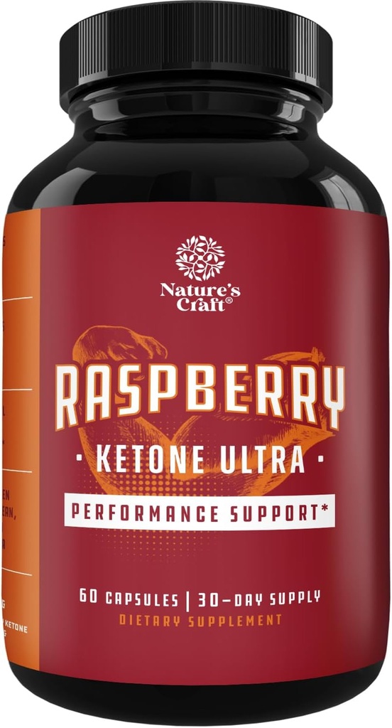 Bringebær ketoner vekttap keto Supplement med ren afrikansk mango Apple Cider vinegar og grønn te - naturlig fettforbrenner metabolisme booster, craving kontroll for menn og kvinner