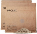 PrMedium Ernæring Plant-basert Vegansk Protein pulver, rå sjokolade - Pea Protein & Vitamin B-12 - Post Trening Trening Fitness & Ernæring Shakes, Smoothies, Bake & Matlaging Oppskrifter - 5 pund (Pack of 2)