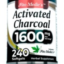 FITOCIC'S Lab | Aktivert Charcoal Pills| 1600 mg per servering | 240 Caps | Aktivert Charcoal | Charcoal Caps® Charcoal Pills® Ultra høy absorpsjon, s.
