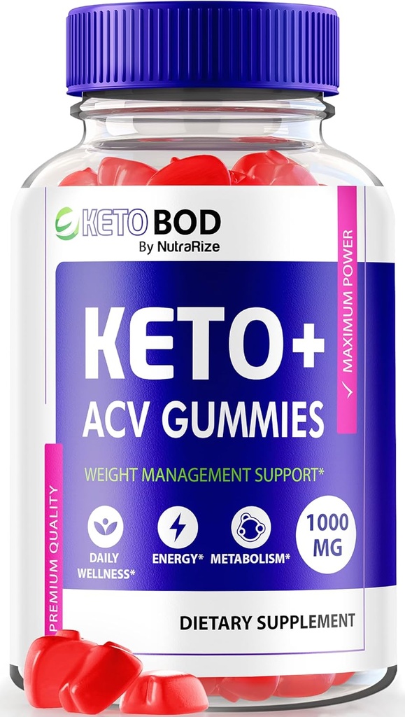 NutraRize KetoBod Keto ACV Gummies, Keto BOD Keto + ACV, Ketobodz Apple Cider Vinegar, KetobodACV 1000MG, Keto Body Plus ACV Gummy, Offisielle Ketobodketo anmeldelser (60 Gummies)