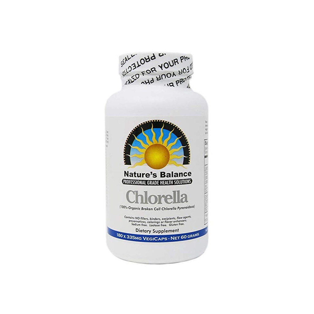 Naturens balanse premium klorella, 180 kapsler