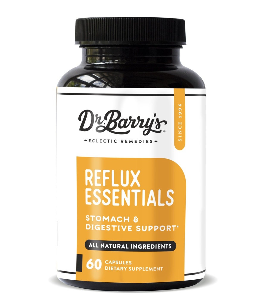 Dr. Barrys Reflux Essentials - Naturlig støtte for digestiv og mage helse, 60 kapsler - 30 dagers forsyning (1)