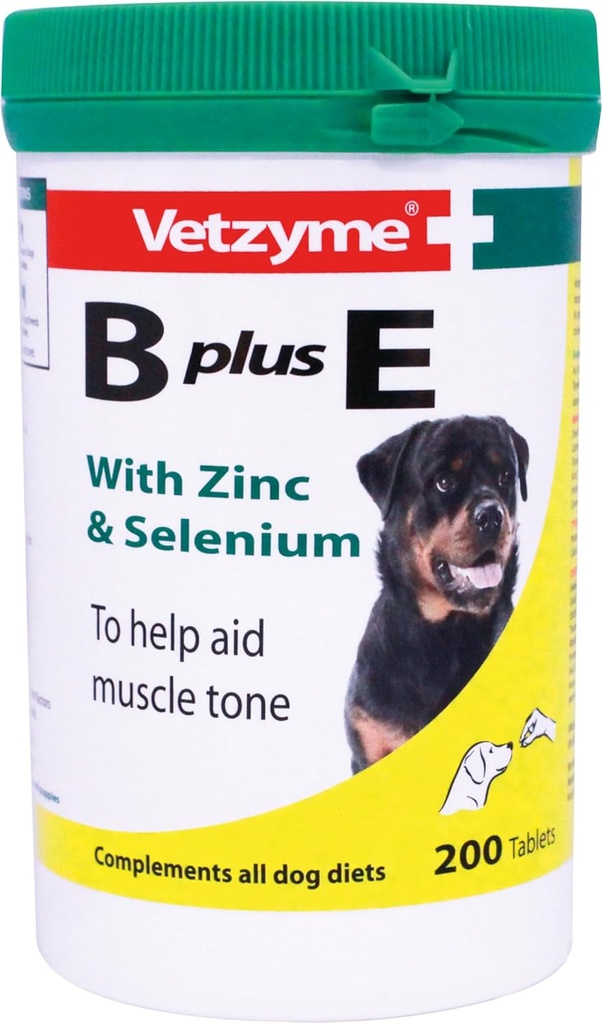 Vetzyme hund B + E 200 tabletter