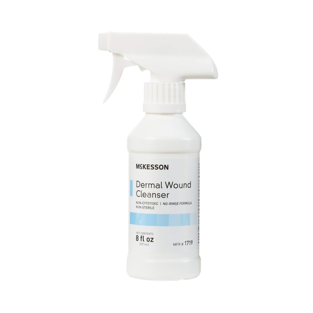 McKesson dermal sår Care Cleanser Spray, 8 oz [1 greve] førstehjelpsvaskeløsning for mindre skader, kutt, Burns, Scrapes, Sores