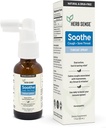 Herb Sense Throat Comfort Spray | Kjøle- og sotting med Slippery Elm, Echinacea & Kamille | Naturlige ekstrakter (1 fl oz)