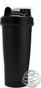 Protein Shaker Bottle for Gym - Pre Workout Protein Drink Shaker Cup 20 Fl oz, Oppvaskmaskin Safe, BPA & Phthate gratis Shaker Flaske Blender, Gym Shaker for Protein Shake - Svart eller Hvit (Random Color)